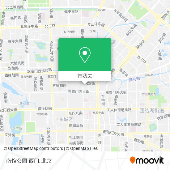 南馆公园-西门地图