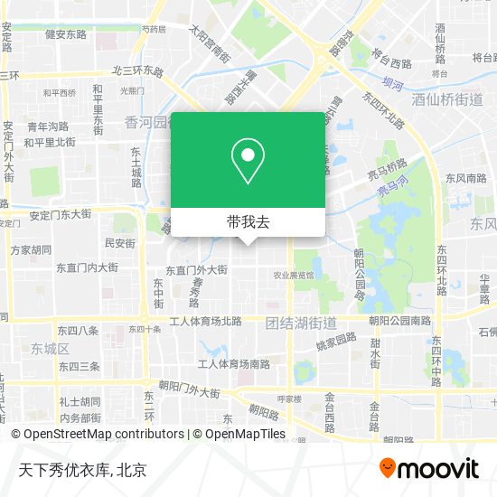 天下秀优衣库地图