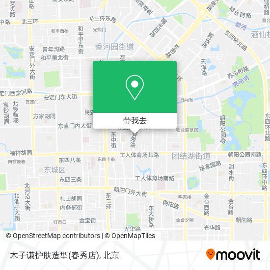 木子谦护肤造型(春秀店)地图