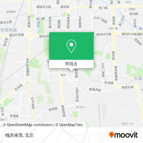 槐房南里地图