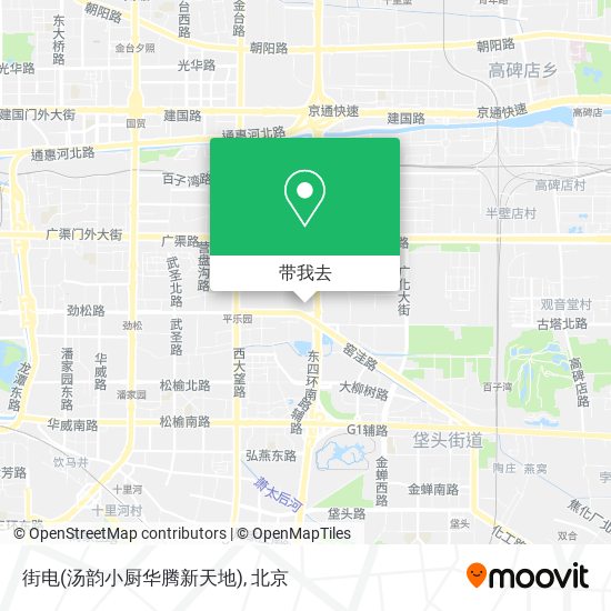 街电(汤韵小厨华腾新天地)地图