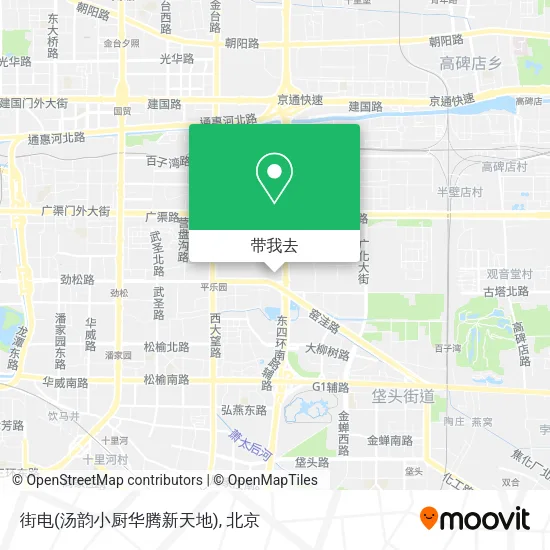 街电(汤韵小厨华腾新天地)地图