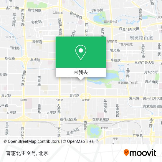 普惠北里 9 号地图
