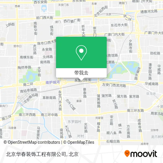 北京华春装饰工程有限公司地图