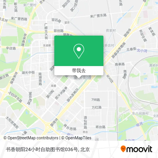 书香朝阳24小时自助图书馆036号地图
