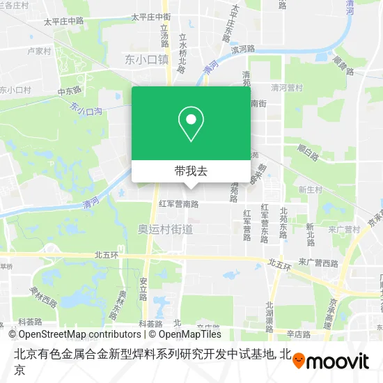 北京有色金属合金新型焊料系列研究开发中试基地地图