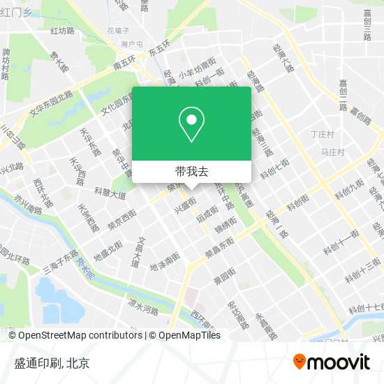 盛通印刷地图