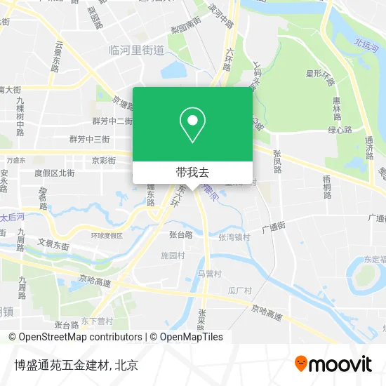 博盛通苑五金建材地图