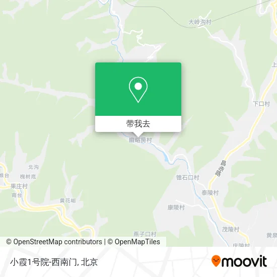 小霞1号院-西南门地图