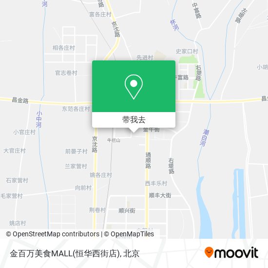 金百万美食MALL(恒华西街店)地图