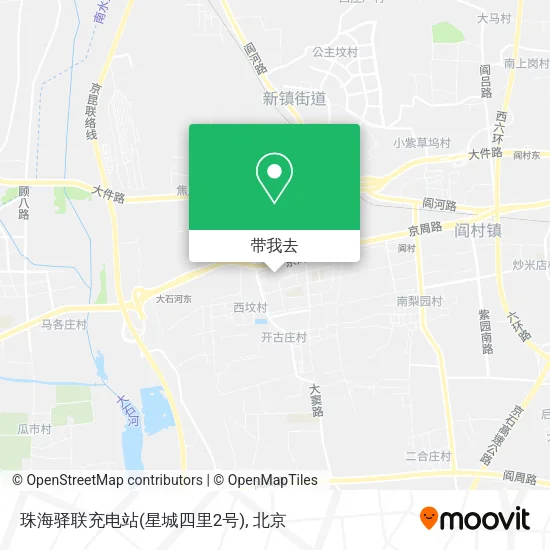 珠海驿联充电站(星城四里2号)地图
