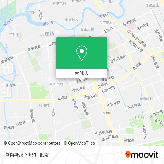 翔宇数码快印地图