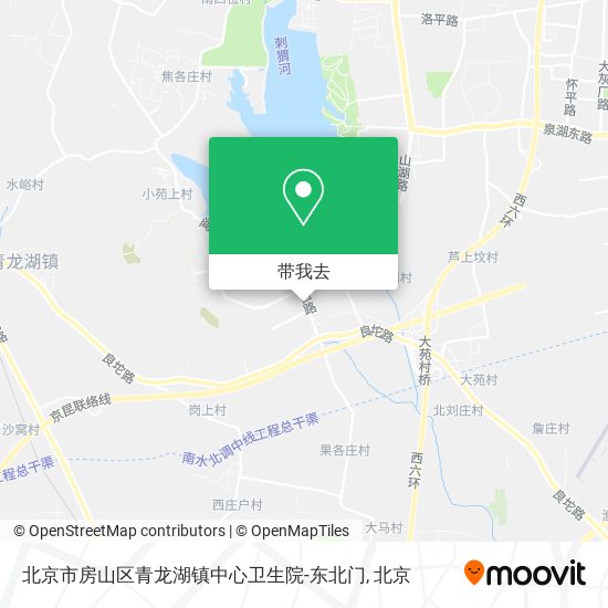 北京市房山区青龙湖镇中心卫生院-东北门地图