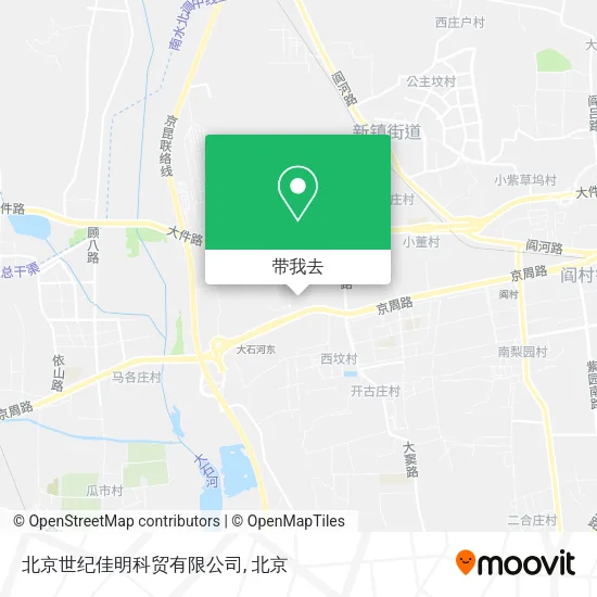 北京世纪佳明科贸有限公司地图