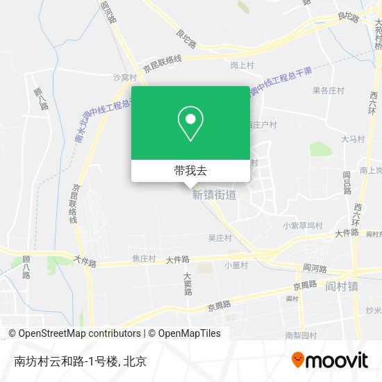 南坊村云和路-1号楼地图