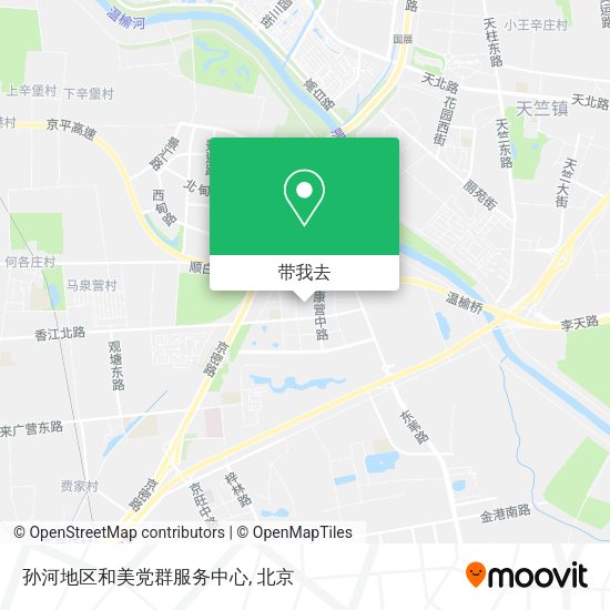 孙河地区和美党群服务中心地图