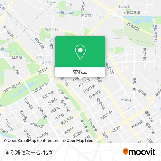 新滨海运动中心地图