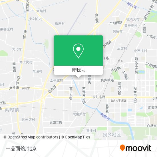 一品面馆地图