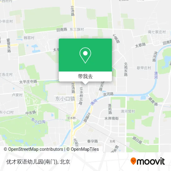 优才双语幼儿园(南门)地图