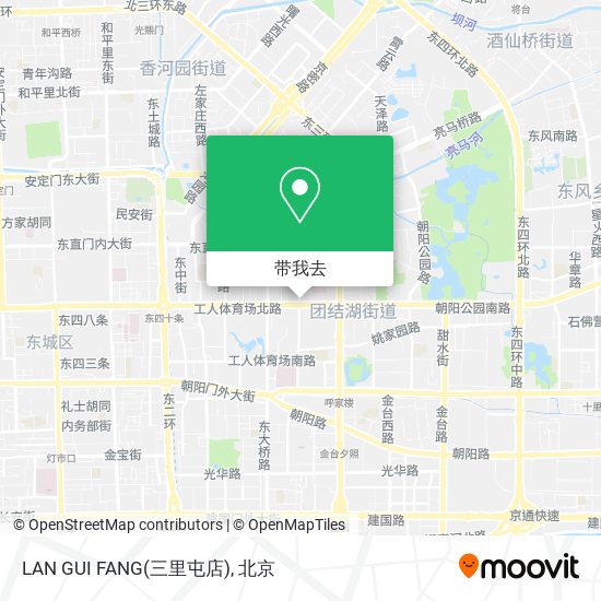 LAN GUI FANG(三里屯店)地图