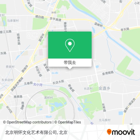 北京明怀文化艺术有限公司地图