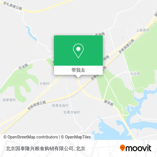 北京国泰隆兴粮食购销有限公司地图