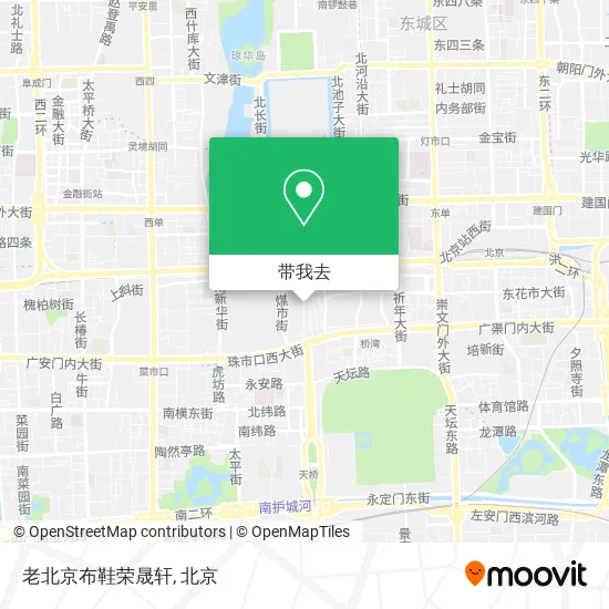 老北京布鞋荣晟轩地图