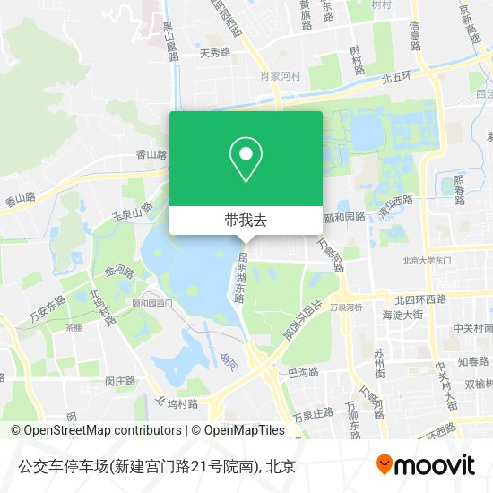 公交车停车场(新建宫门路21号院南)地图