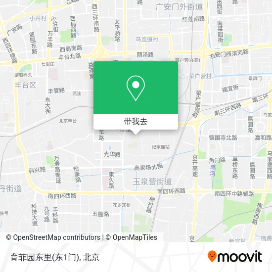 育菲园东里(东1门)地图
