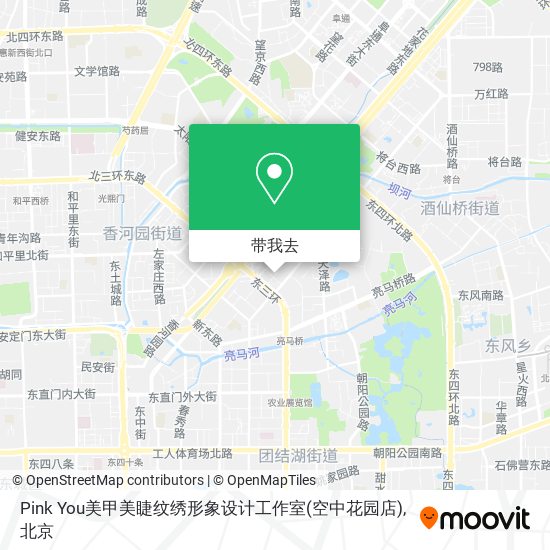 Pink You美甲美睫纹绣形象设计工作室(空中花园店)地图