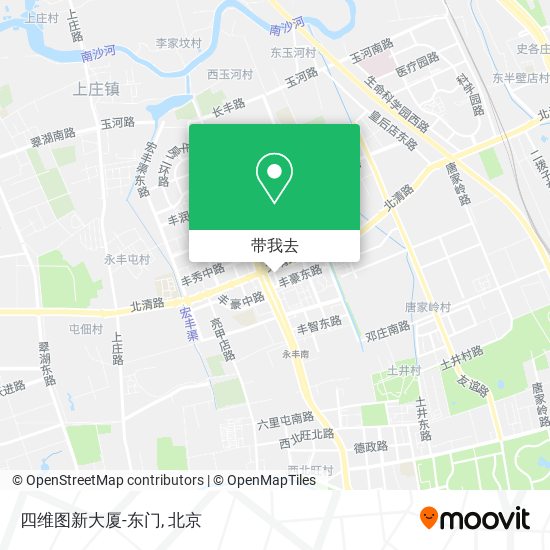 四维图新大厦-东门地图