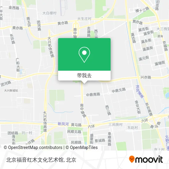 北京福音红木文化艺术馆地图