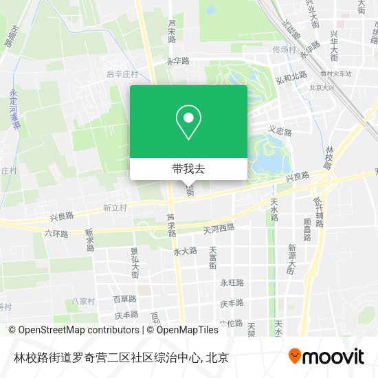 林校路街道罗奇营二区社区综治中心地图