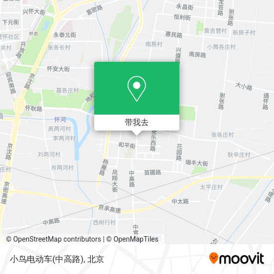 小鸟电动车(中高路)地图