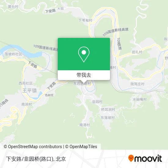 下安路/韭园桥(路口)地图