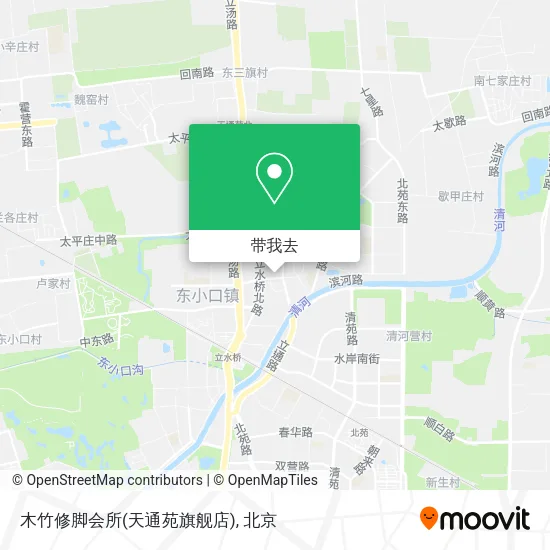 木竹修脚会所(天通苑旗舰店)地图