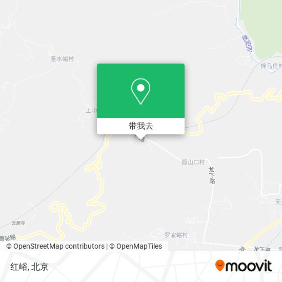 红峪地图