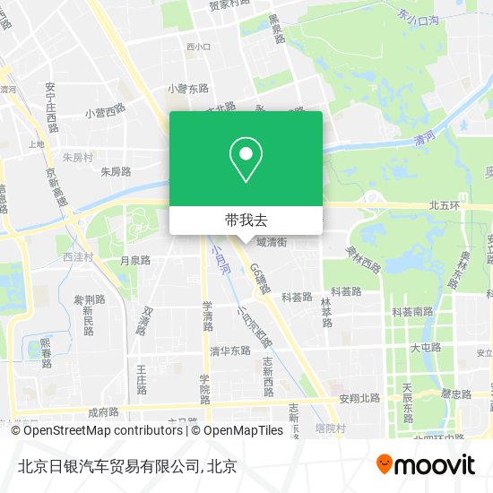 北京日银汽车贸易有限公司地图