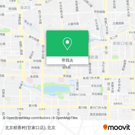 北京稻香村(甘家口店)地图