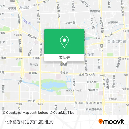 北京稻香村(甘家口店)地图