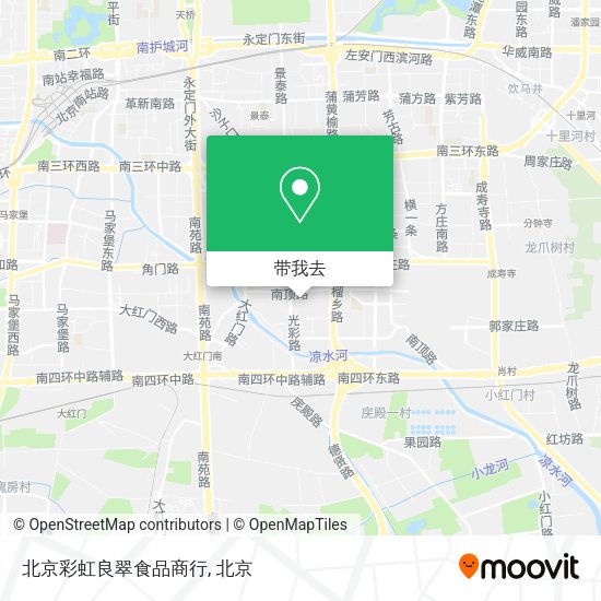 北京彩虹良翠食品商行地图