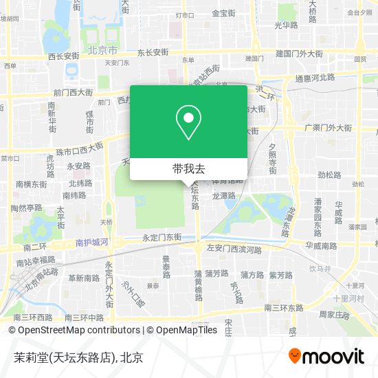 茉莉堂(天坛东路店)地图