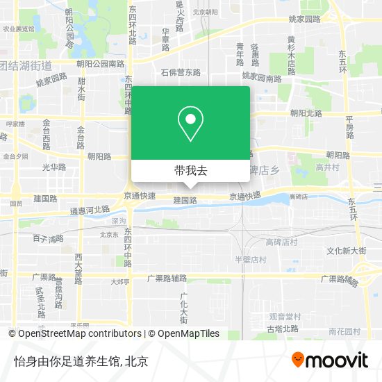 怡身由你足道养生馆地图