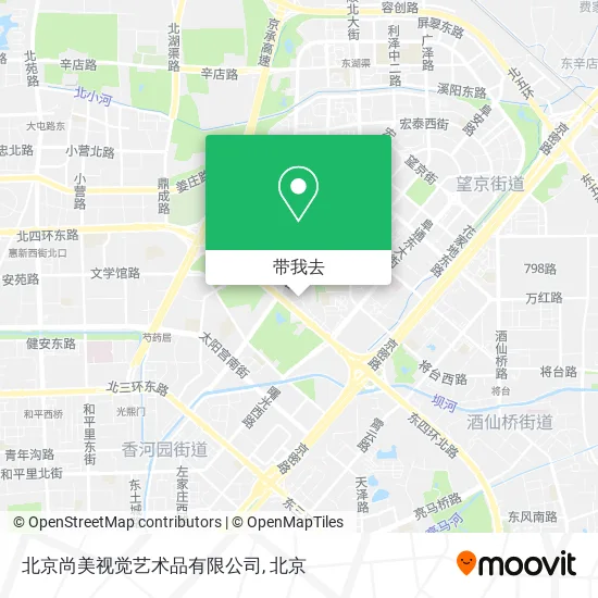 北京尚美视觉艺术品有限公司地图