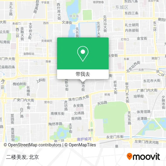 二楼美发地图