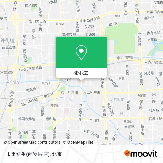 未来鲜生(西罗园店)地图