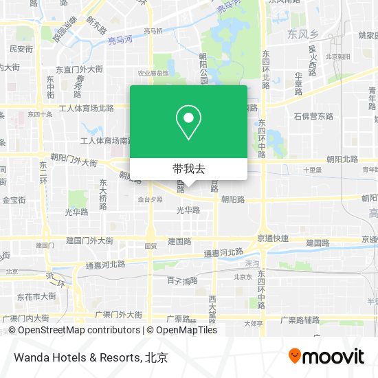Wanda Hotels & Resorts地图