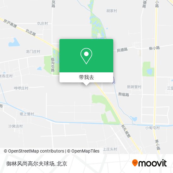 御林风尚高尔夫球场地图