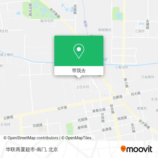 华联商厦超市-南门地图