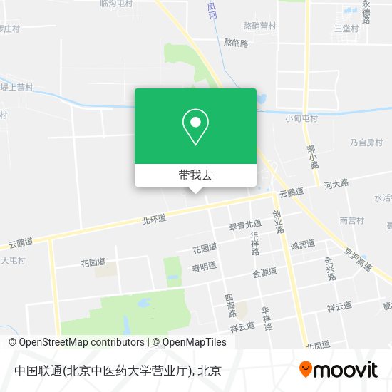 中国联通(北京中医药大学营业厅)地图